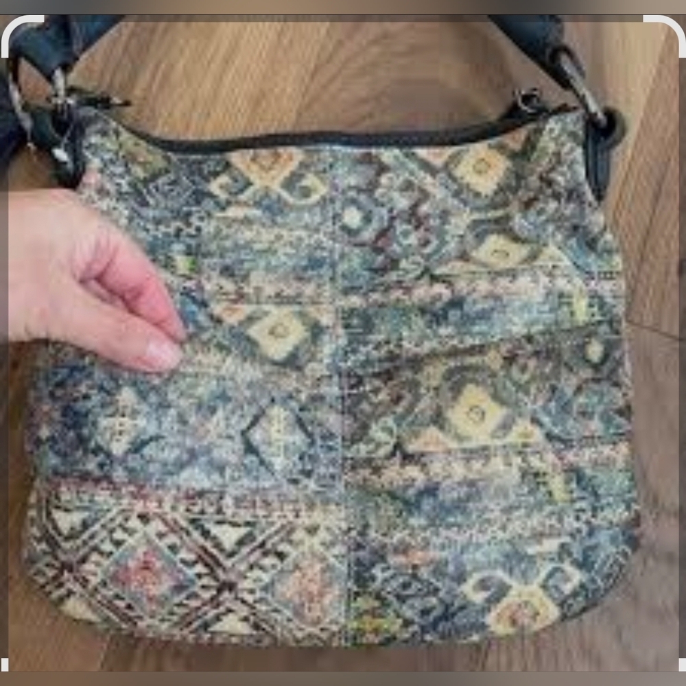 Aimee Kestenberg Multicolor Patchwork Shoulder Bag - image 1